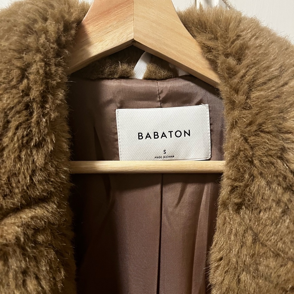 Aritzia Babaton Oren Teddy Trench Coat - Picture 7 of 7